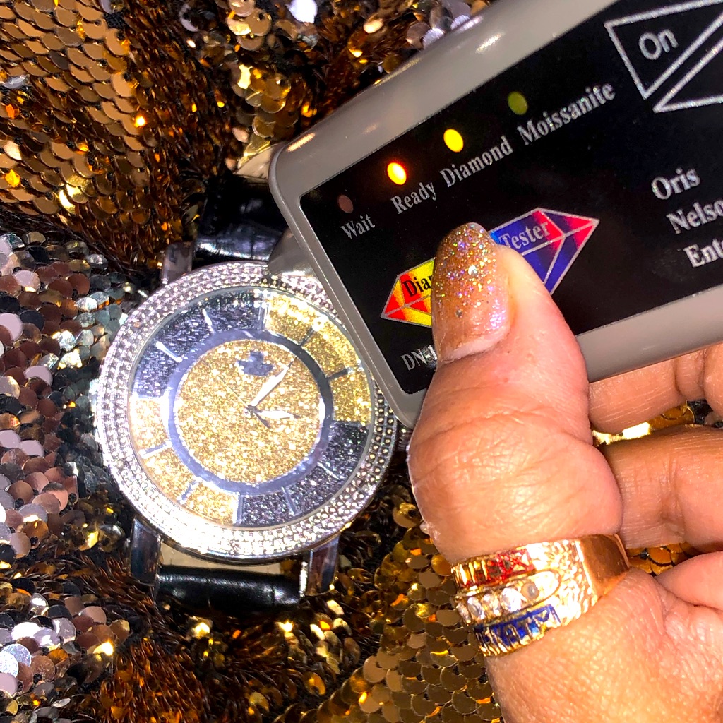 Real Diamond Watch For Men, Not Cz, Not Lab Made, Best Gift For Men, Custom Made